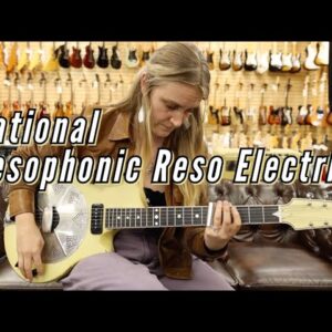 Sarah Rogo's National Resophonic Reso Electric One of a Kind Custom Color