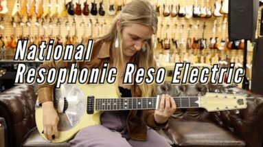 Sarah Rogo's National Resophonic Reso Electric One of a Kind Custom Color