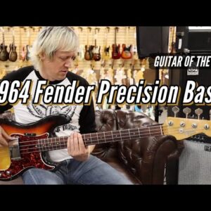 1964 Fender Precision Bass Sunburst | Guitar of the Day - Greg Coates