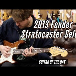 2013 Fender Stratocaster Select with Maple Flame Top | Guitar of the Day
