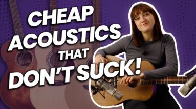 Best Cheap Acoustic Guitars That Don't Suck! - Meg's Top Acoustic Guitar Picks of 2023