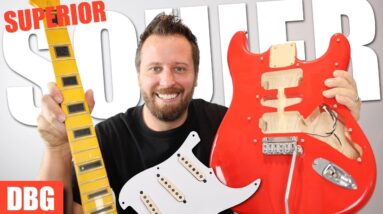 BUILDING A SUPERIOR STRAT! - Upgrading a Squier Stratocaster!
