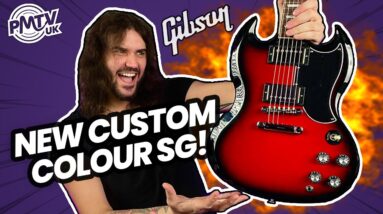 STUNNING New Custom Colour Gibson '61 SG Standard! - Cardinal Red Burst