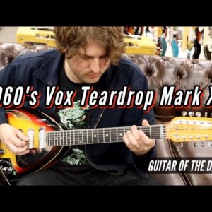 1960's Vox Teardrop Mark XII Sunburst | Guitar of the Day