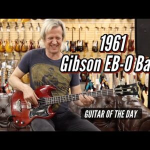 1961 Gibson EB-0 Bass Cherry | Guitar of the Day - Greg Coates