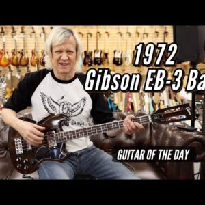 1972 Gibson EB-3 Bass Walnut | Guitar of the Day - Greg Coates