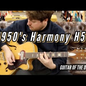1950's Harmony H56 Natural | Guitar of the Day