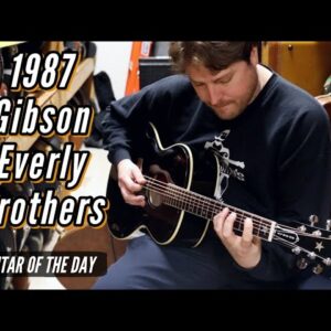 1987 Gibson Everly Brothers Black | Guitar of the Day