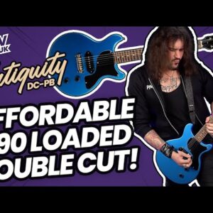 An Affordable, Iconic, P90 Loaded, Double-Cut Guitar! - The Antiquity 'Legends' DC-PB!