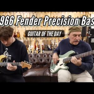 1966 Fender Precision Bass Ice Blue Metallic | Guitar of the Day - Roberto Vally