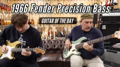 1966 Fender Precision Bass Ice Blue Metallic | Guitar of the Day - Roberto Vally