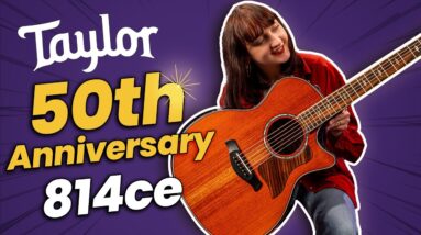 Truly Stunning Taylor 50th Anniversary 814ce - Celebrating 50th Years of Acoustic Excellence!