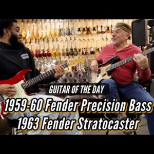 1959-60 Fender Precision Bass & 1963 Fender Strat | Guitar of the Day - Roberto Vally & Freaky Rob