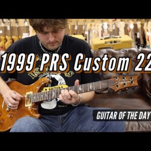 1999 PRS Custom 22 Transparent Amber finish | Guitar of the Day
