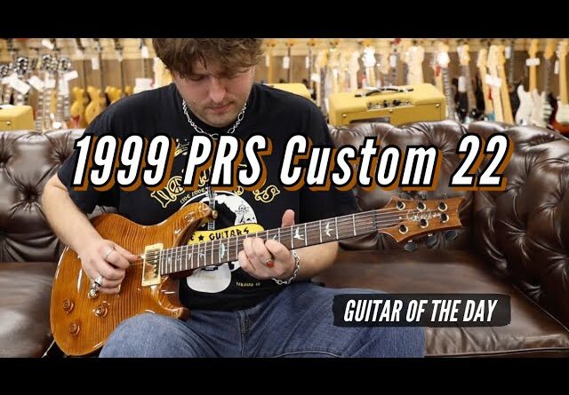 1999 PRS Custom 22 Transparent Amber finish | Guitar of the Day