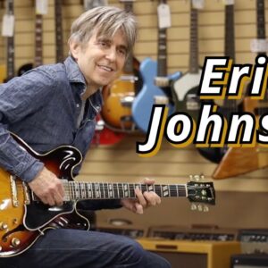 Eric Johnson playing vintage guitars at Norman's Rare Guitars