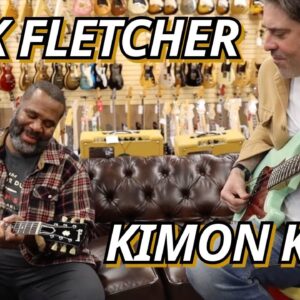 Kirk Fletcher & Kimon Kirk jamming at Norman's Rare Guitars